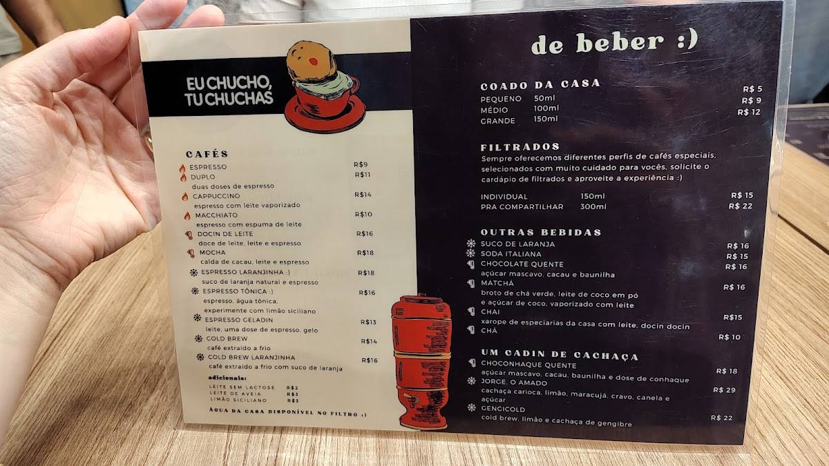 Fubá Café cardápio