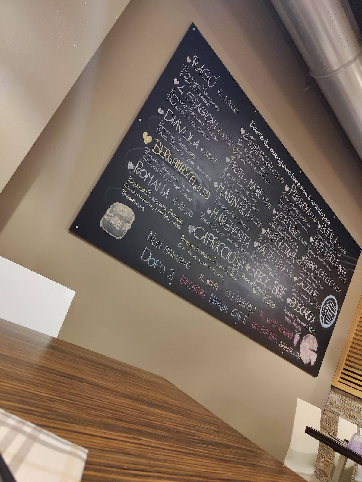 Menu di D.O.C. PIZZERIA 