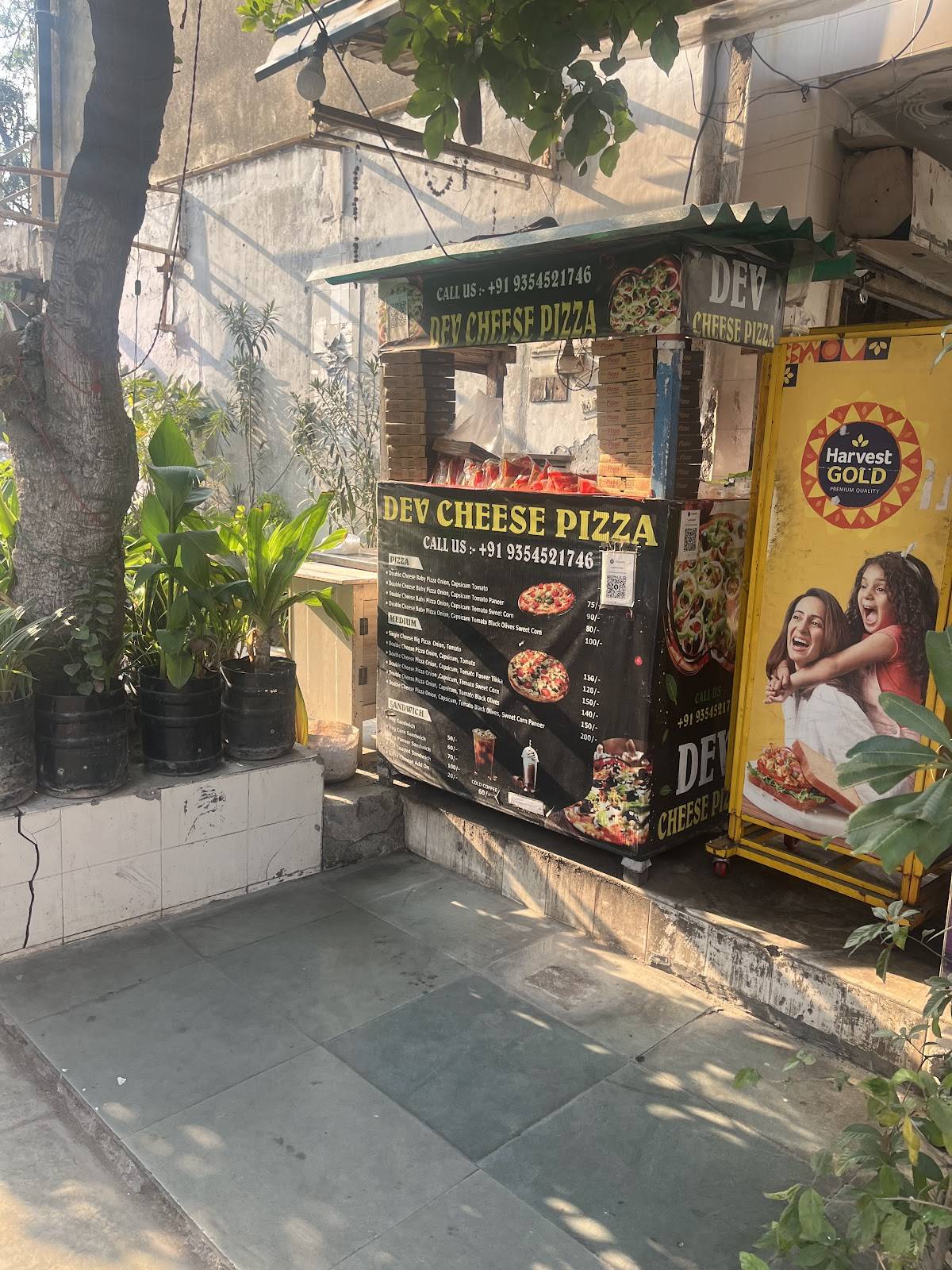 DEV CHEESE PIZZA menu
