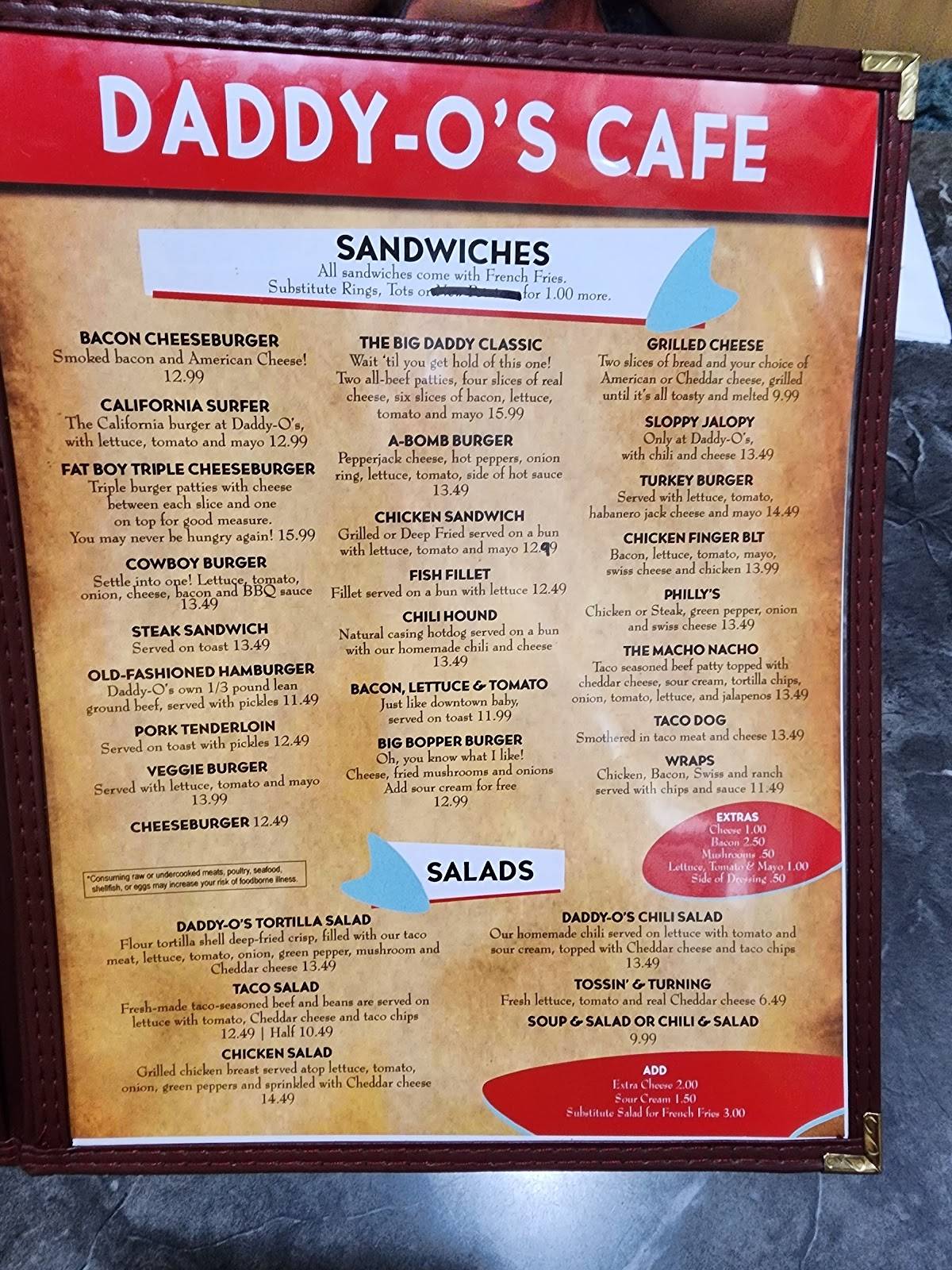 menu-at-daddy-o-s-cafe-elk-river