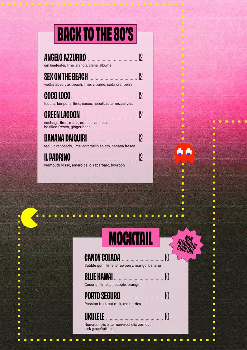 Menu de Darsena Sunset