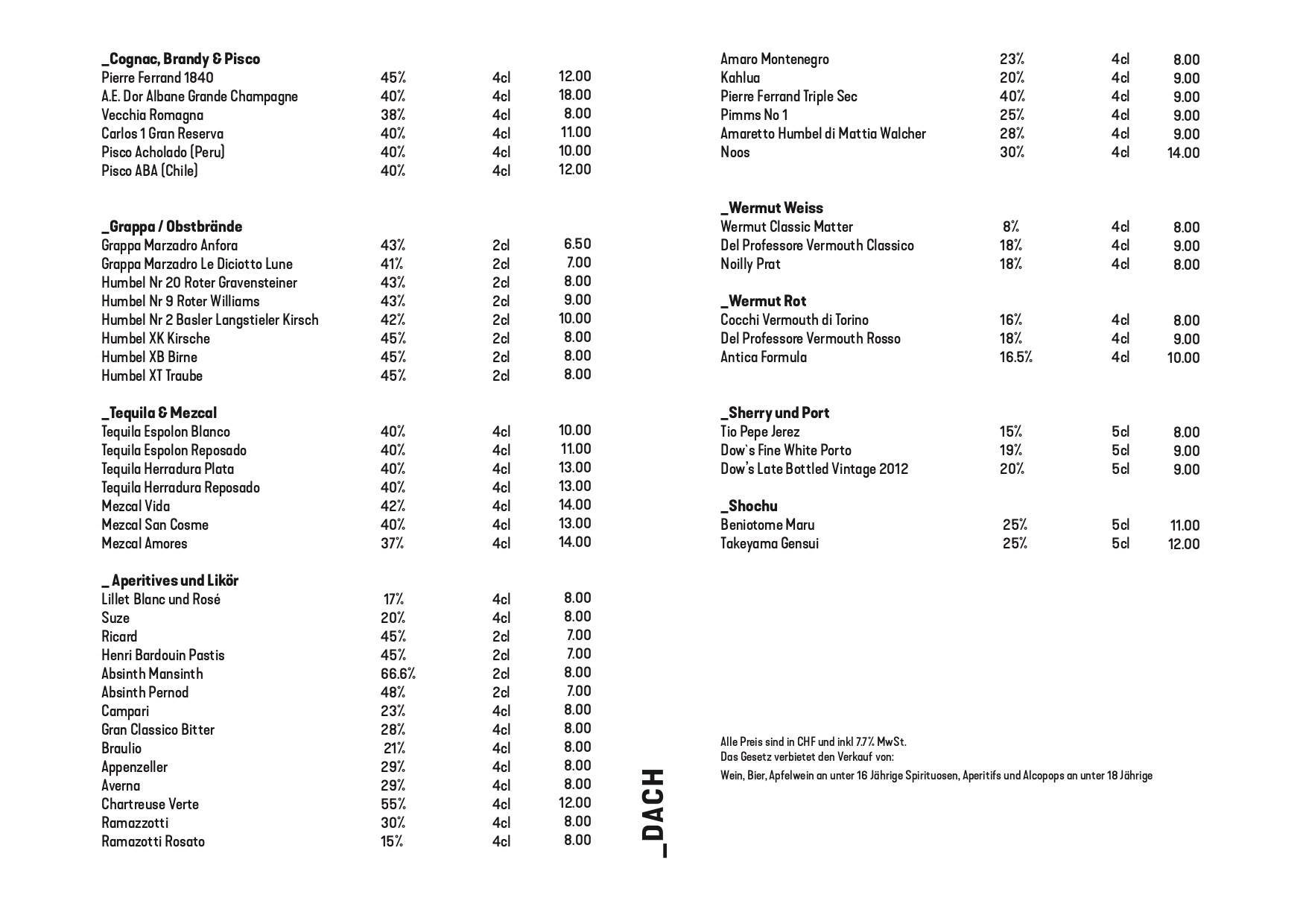 Menu di Das Viertel 