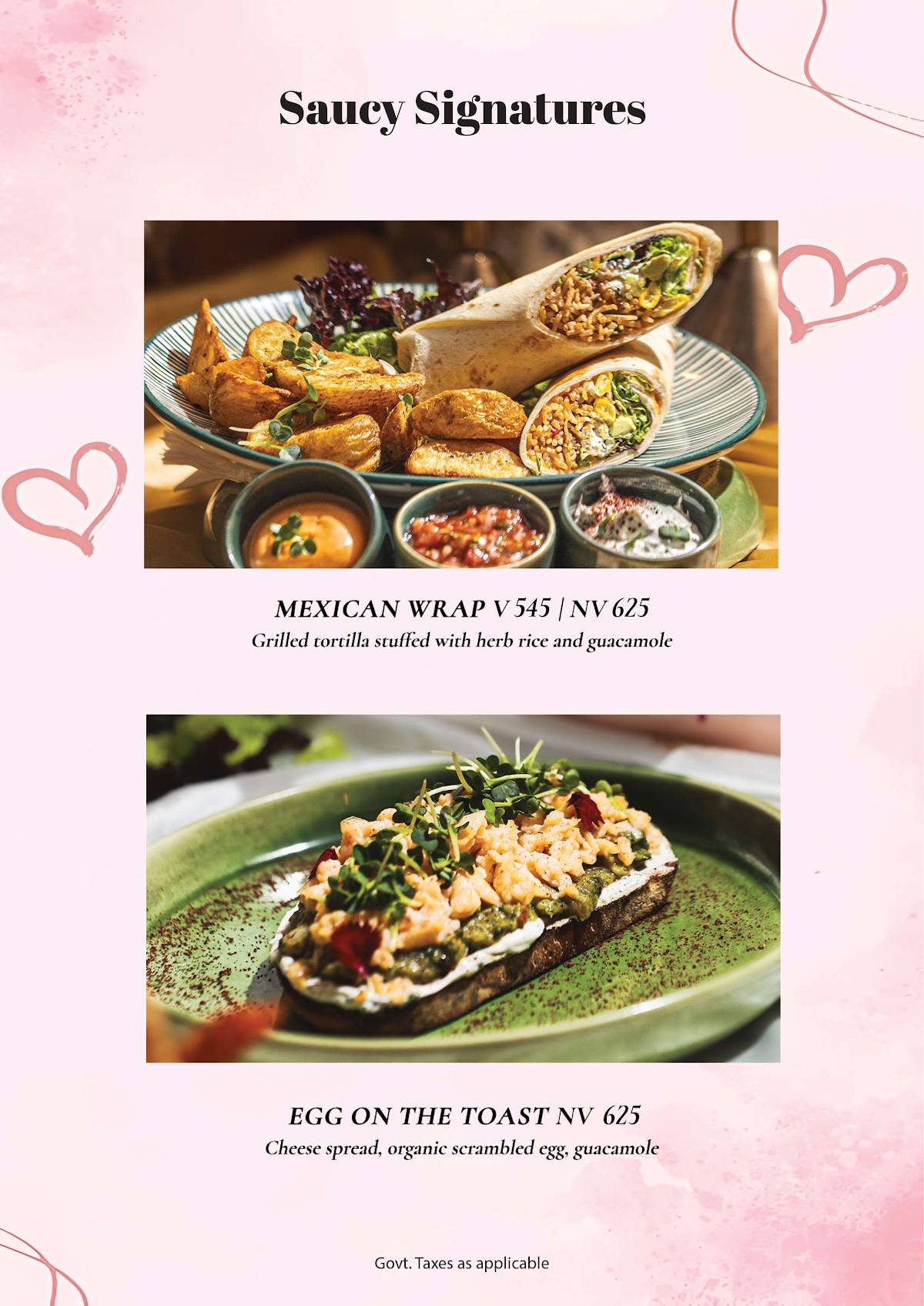 Saucy Cocktail Garden – Restaurant in Rajouri Garden Party Place in Rajouri Garden Bar in Rajouri Garden menu