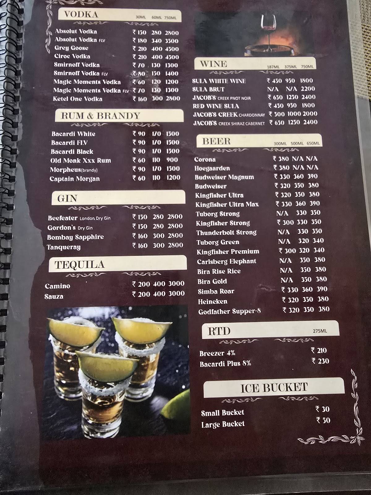 Dev Dham Restaurant menu