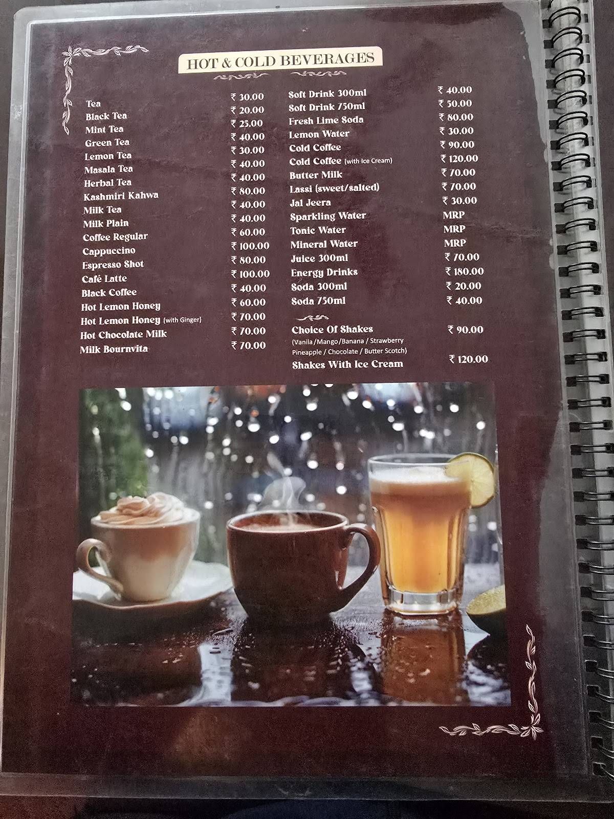 Dev Dham Restaurant menu