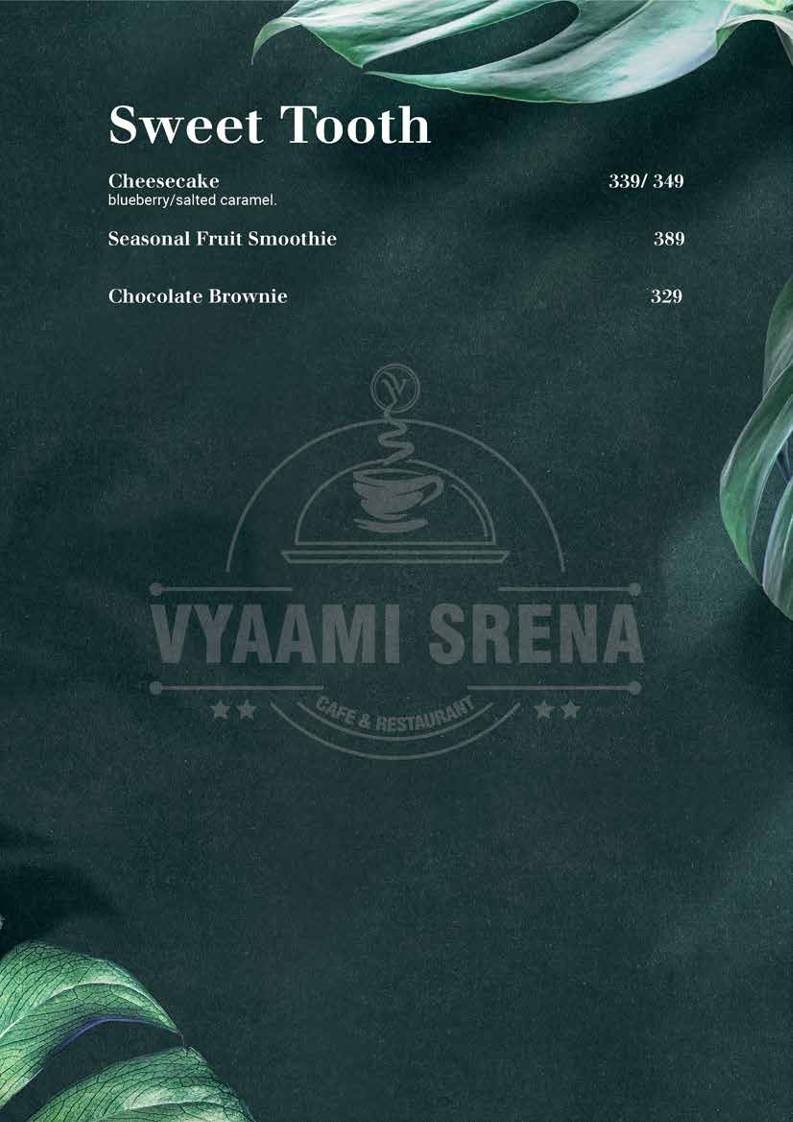 Dhaara Cafe & Bistro menu