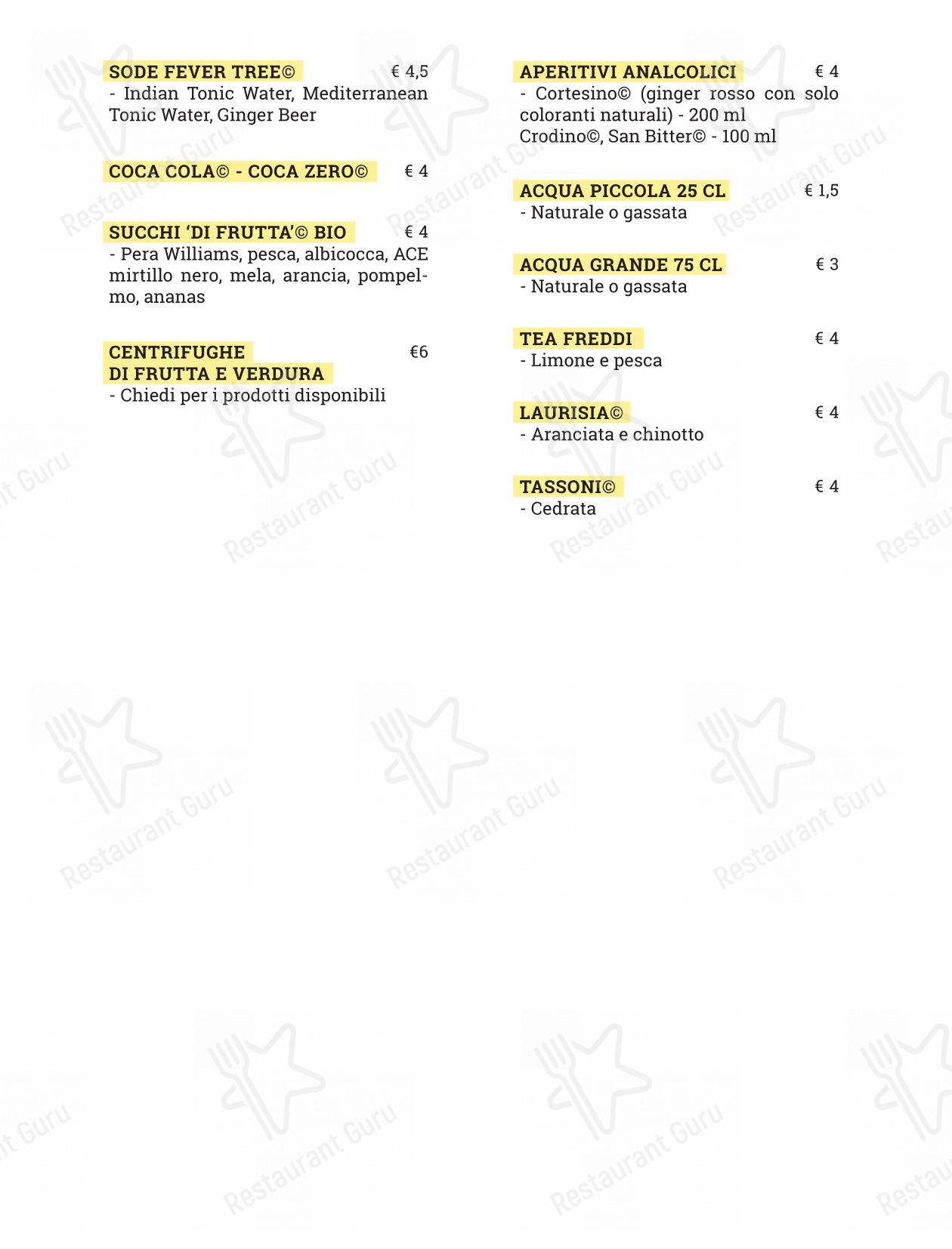 Menu per Diemme Spa caffè bar