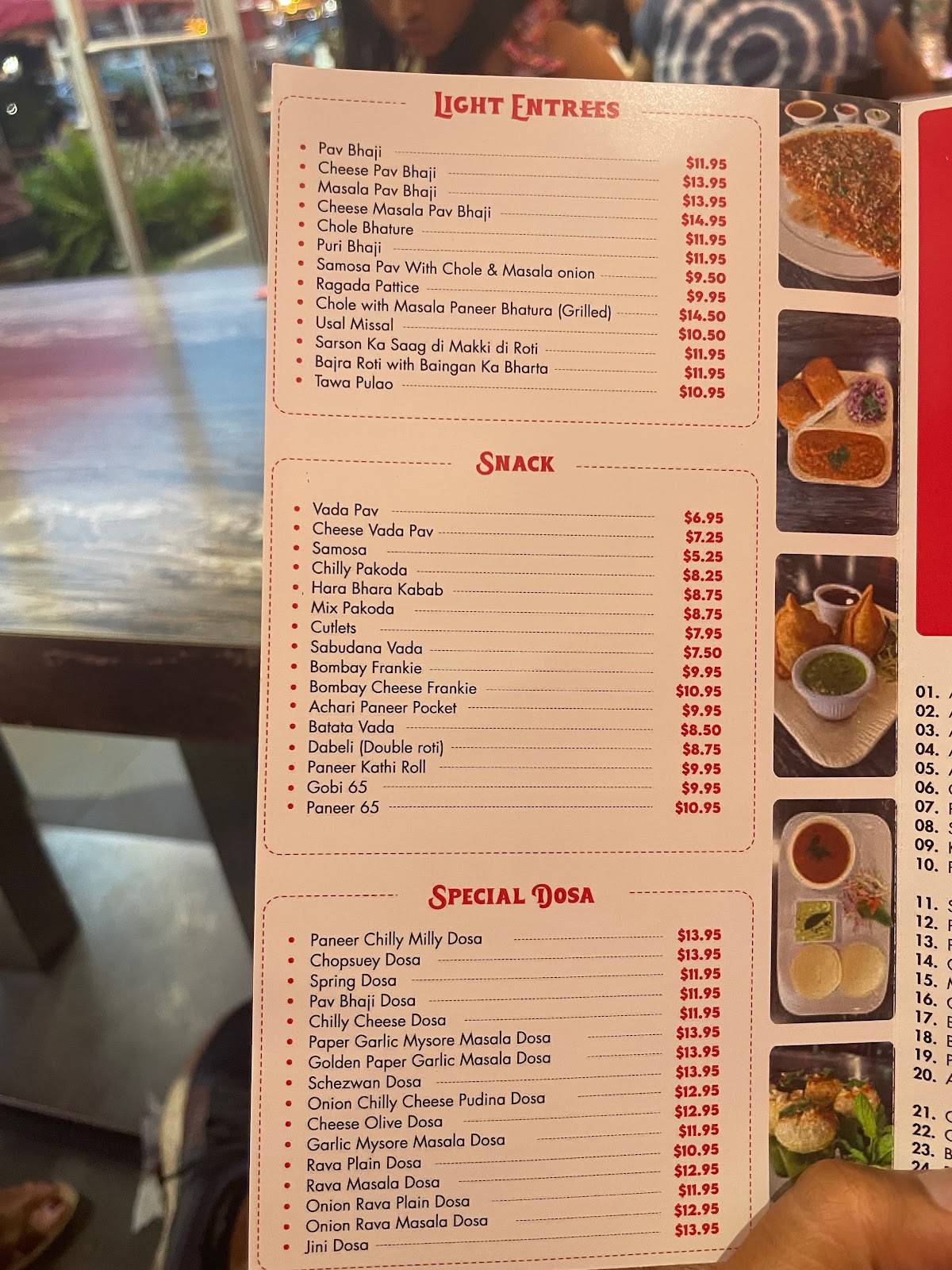 Menu at Dimple's Khasiyat Restaurant, Woodbridge Township