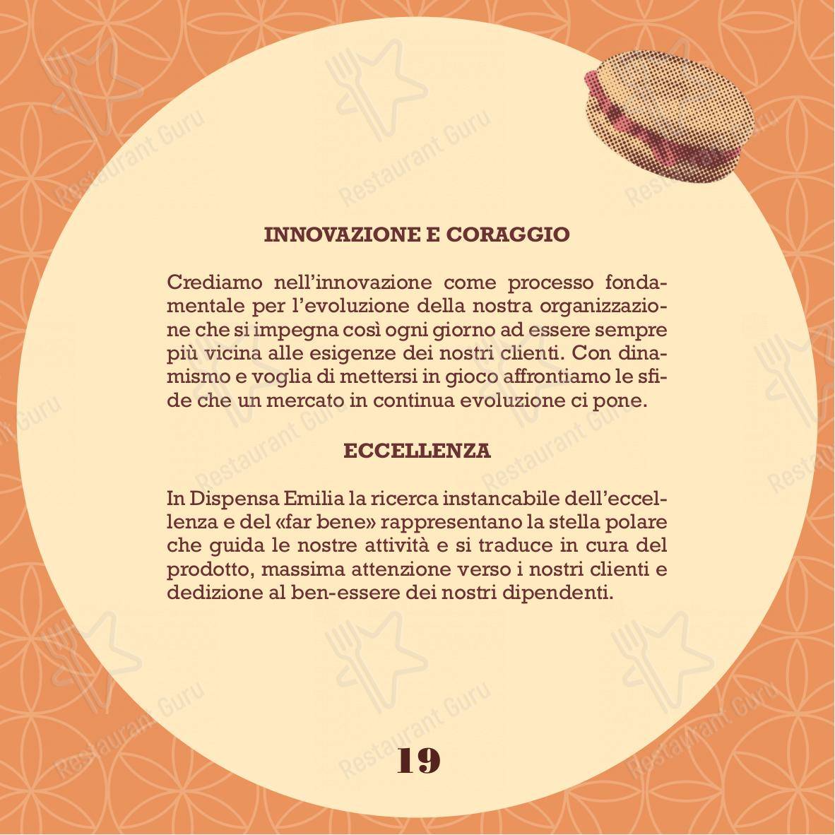 Dispensa Emilia I Gigli Campi Bisenzio in Campi Bisenzio - Menu bar