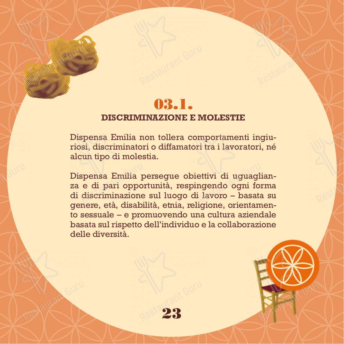 Menu bar per Dispensa Emilia I Gigli Campi Bisenzio in Campi Bisenzio