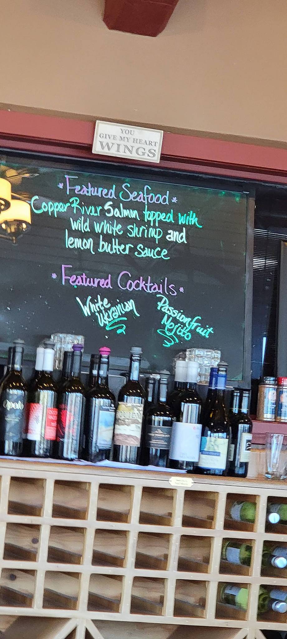 Menu at Dockside Grill steakhouse, Sequim