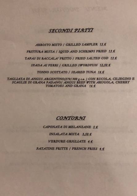 Menu di Doctor Fish 