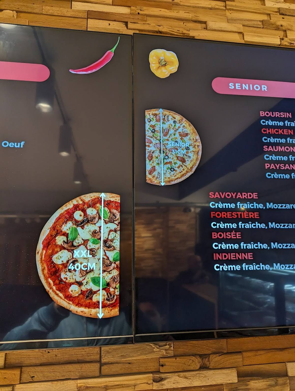 Menu de Dolce Pizz' - Roubaix