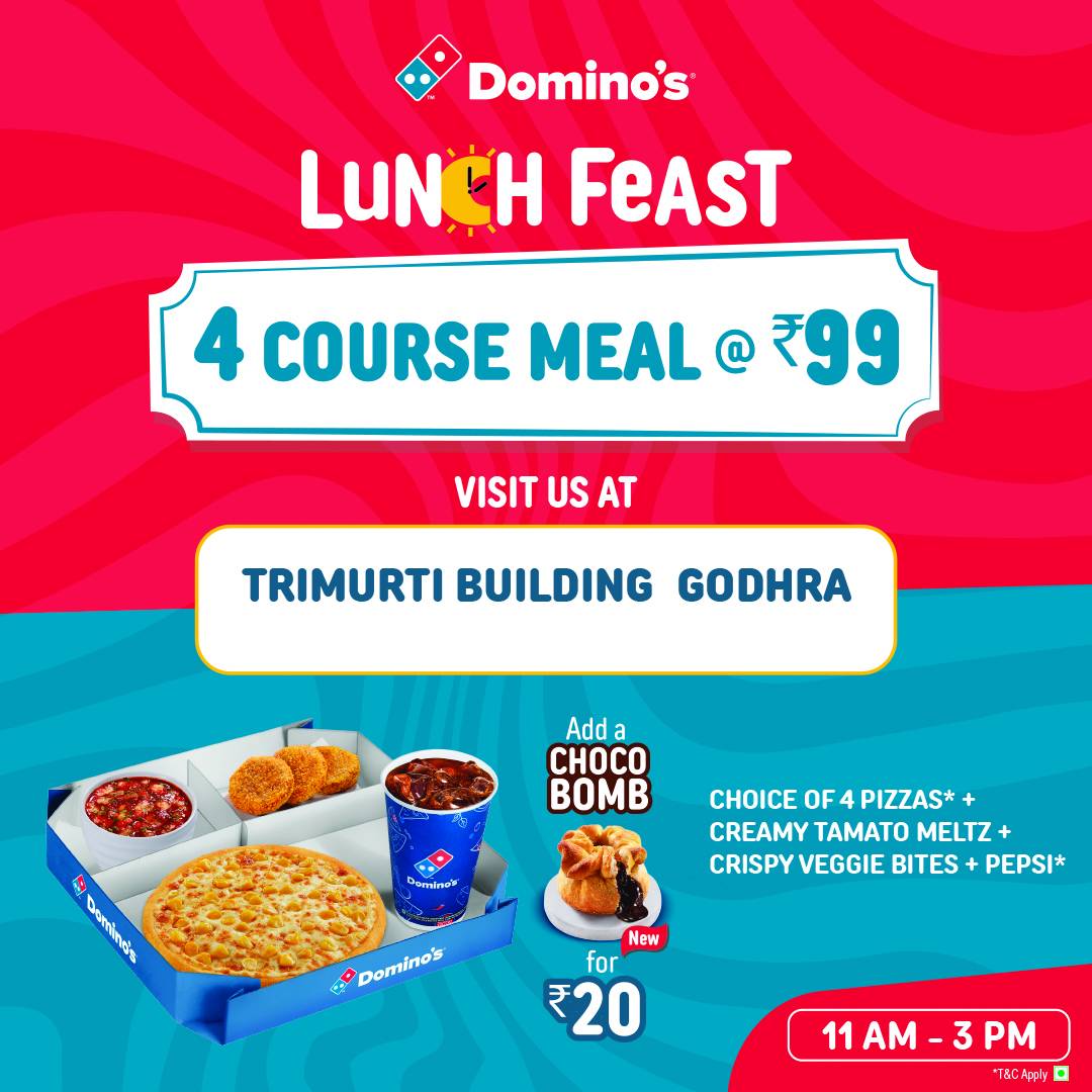 Domino's Pizza Trimurti Building, Godhra menu