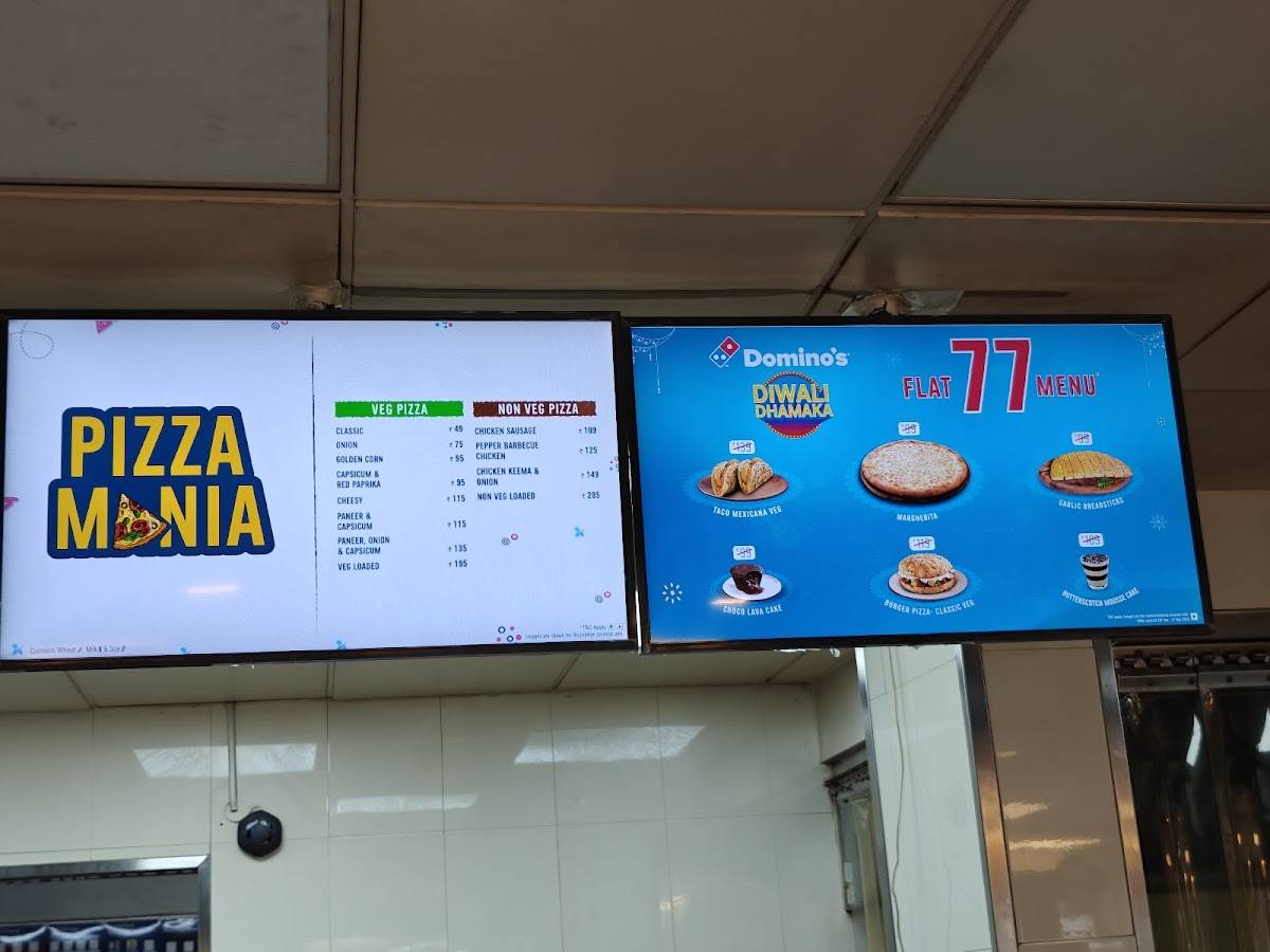 Domino's Pizza Koonamthai, Edappally menu