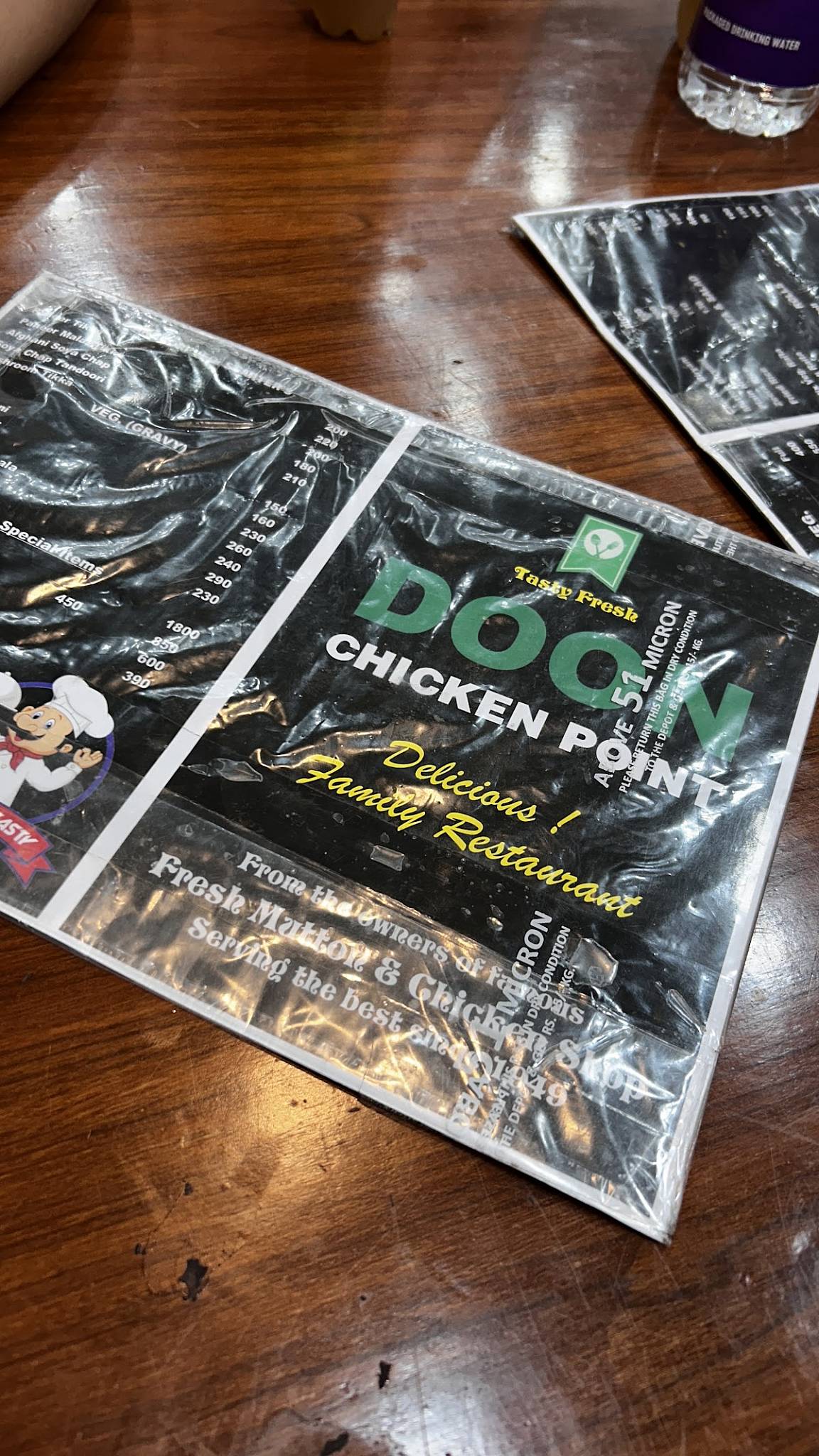 Doon Chicken Point menu