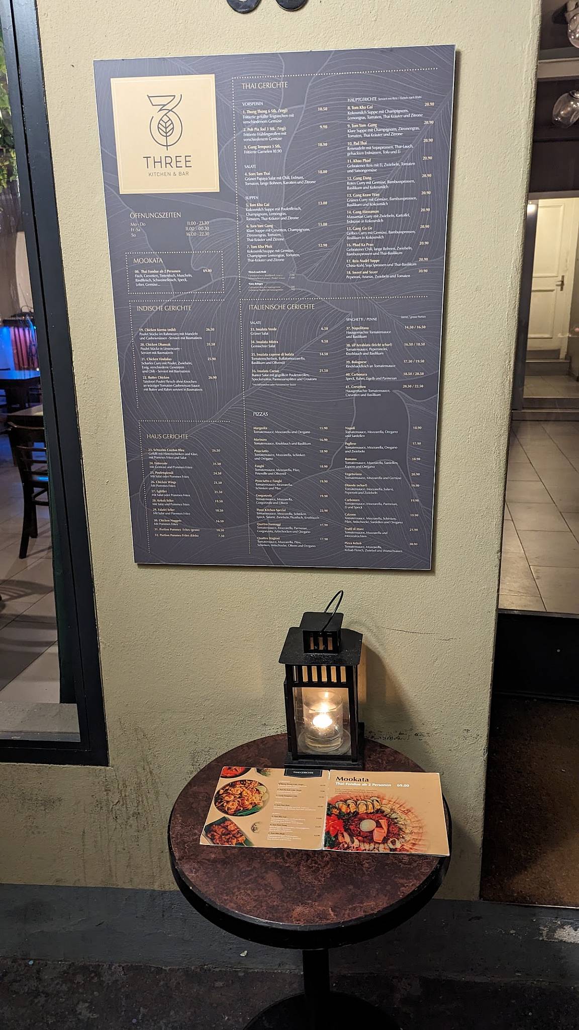 Menu di Downtown Bar & Club 