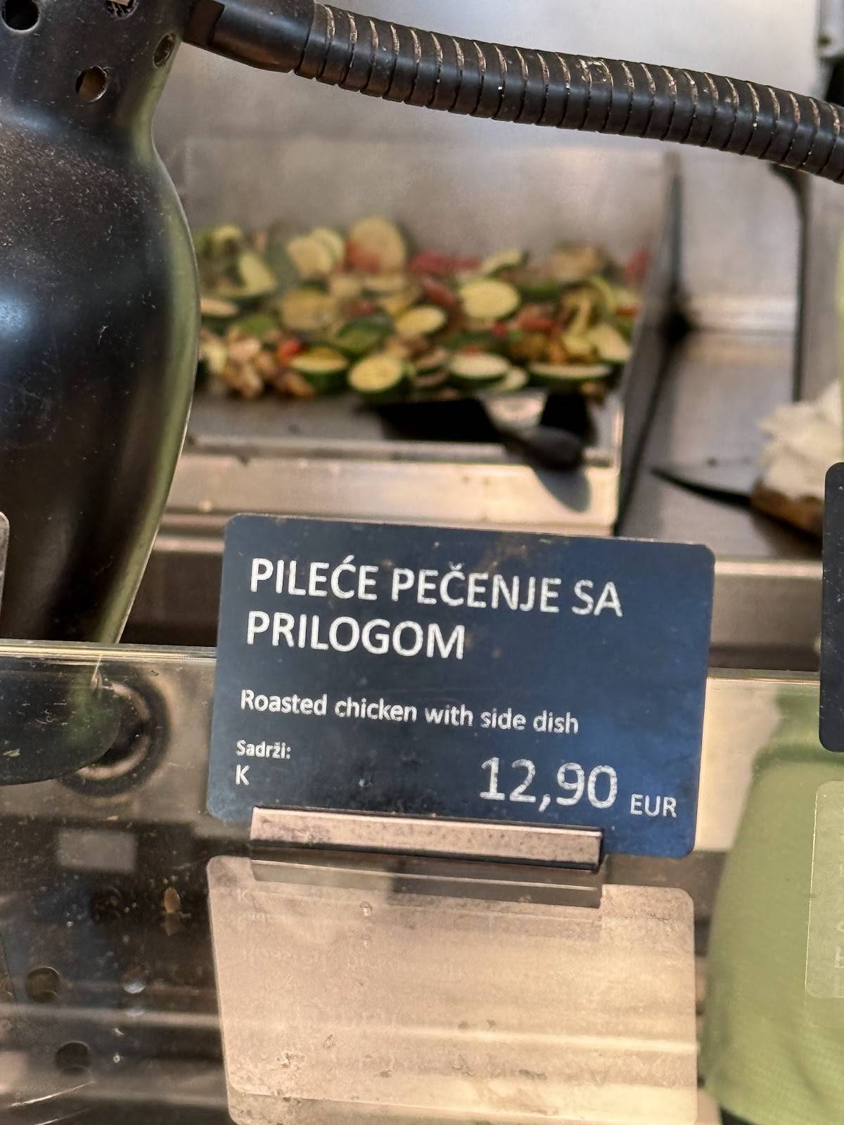 Menu di Marché Draganić - Jug 