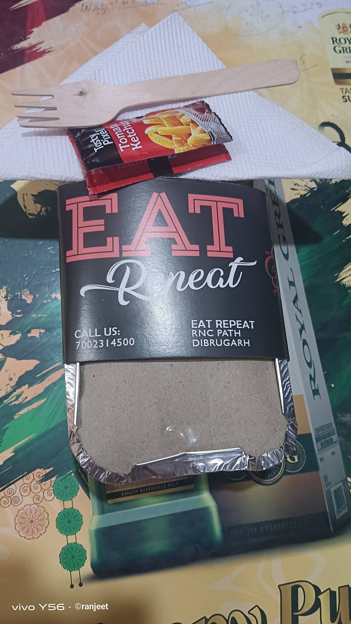 EAT REPEAT RESTAURANT menu