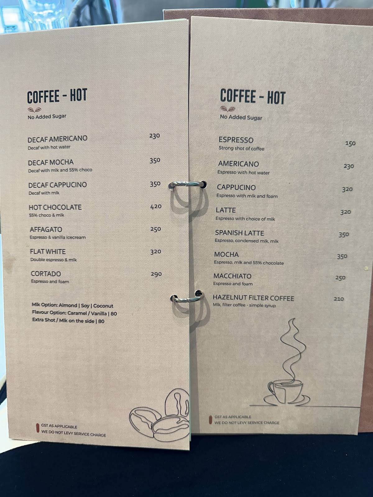 Earth Cafe @ BKC menu