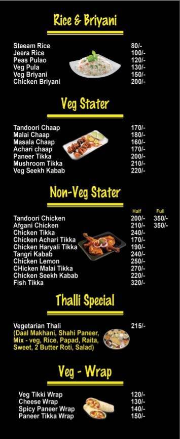 Eat Best Kitchen menu