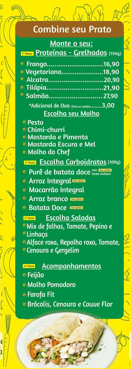 Eat Fit Alimentação Saudável cardápio