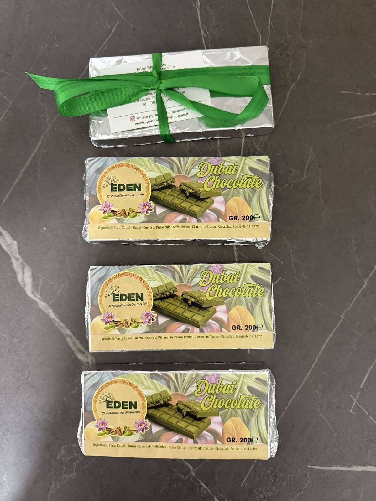 Menu di Eden Ristorante - Il Paradiso del Pistacchio 