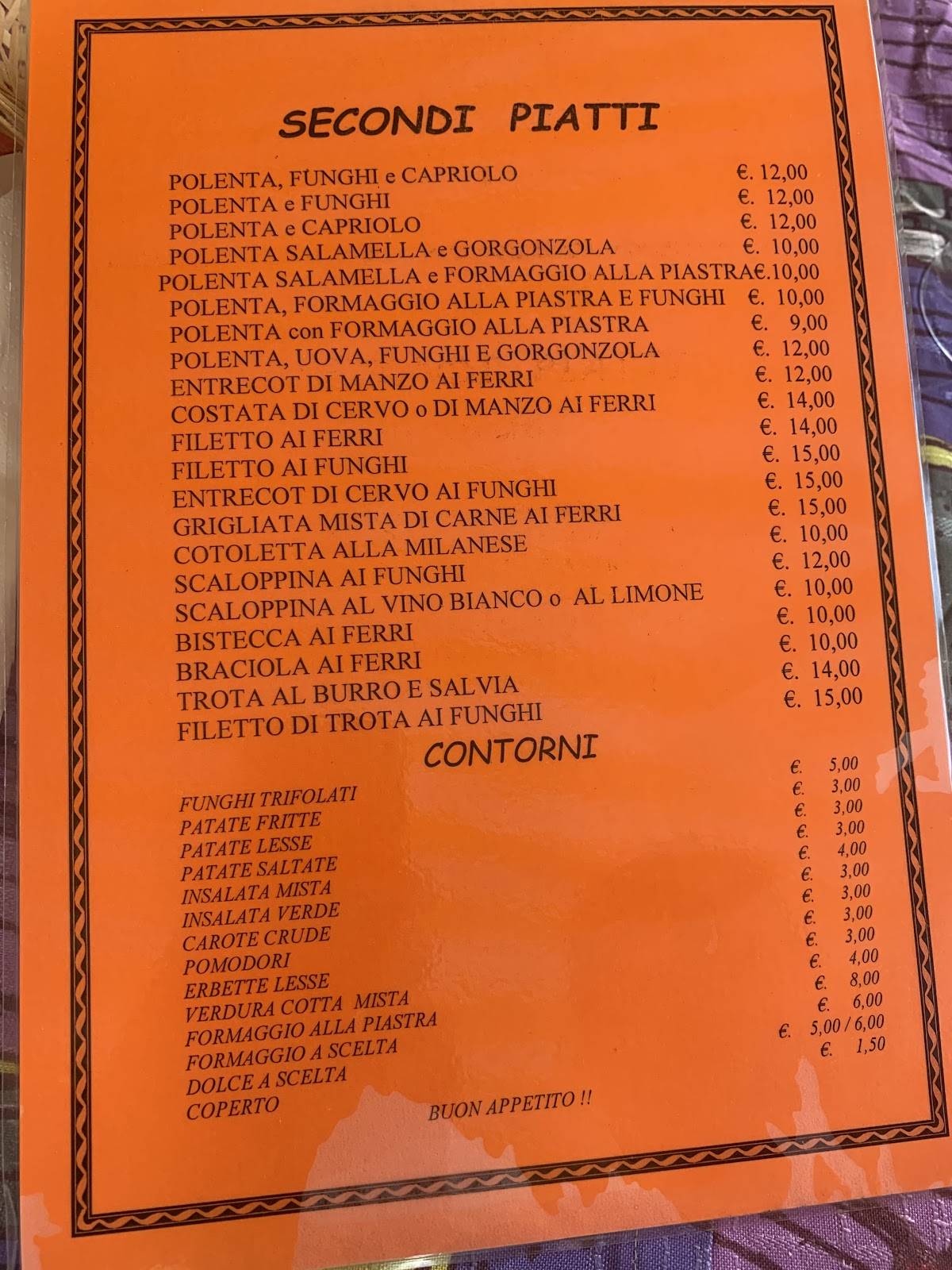 Menu di El Biol Ristorante Bar 