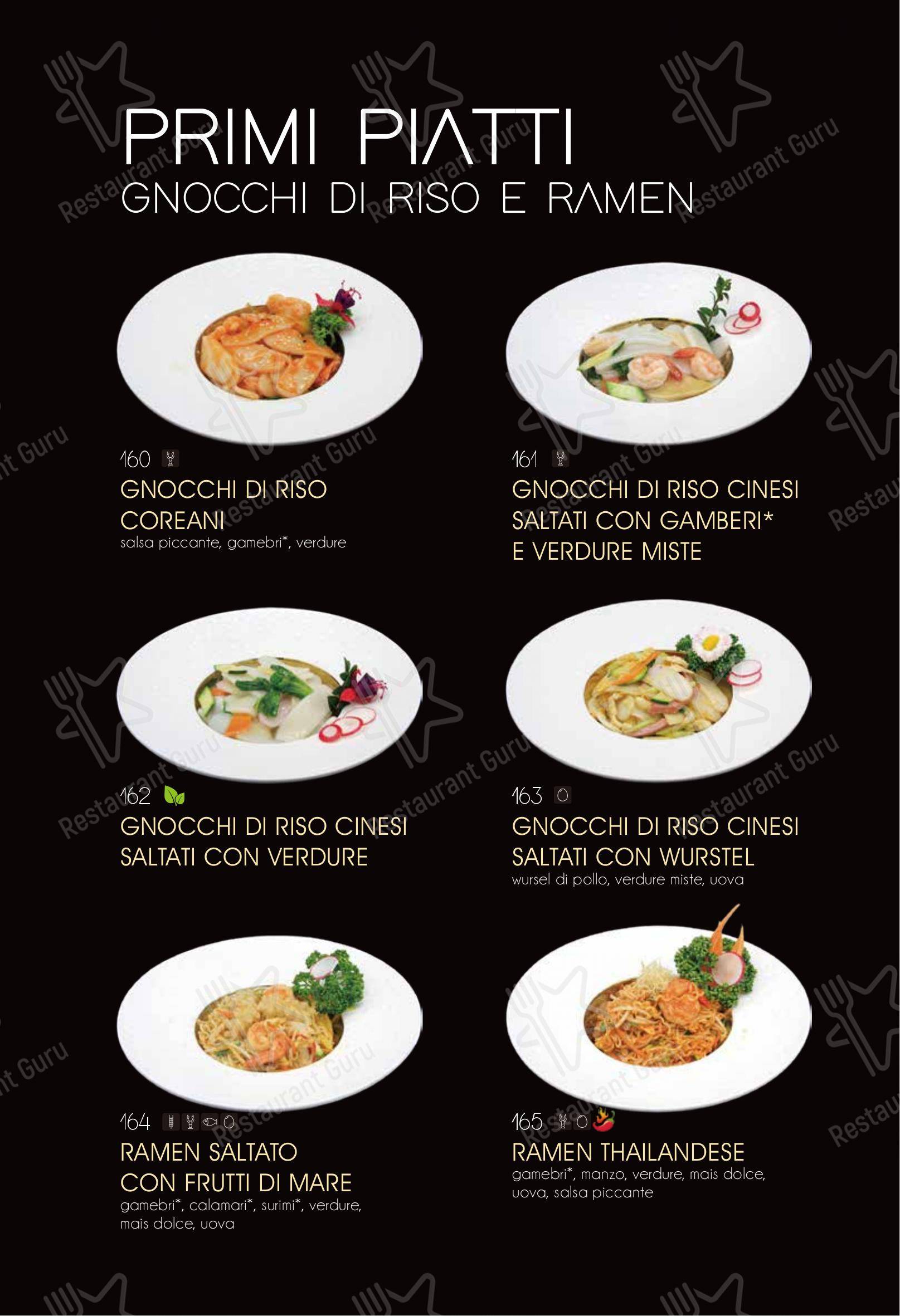 Menu per Ristorante Elite Sushi in Erba
