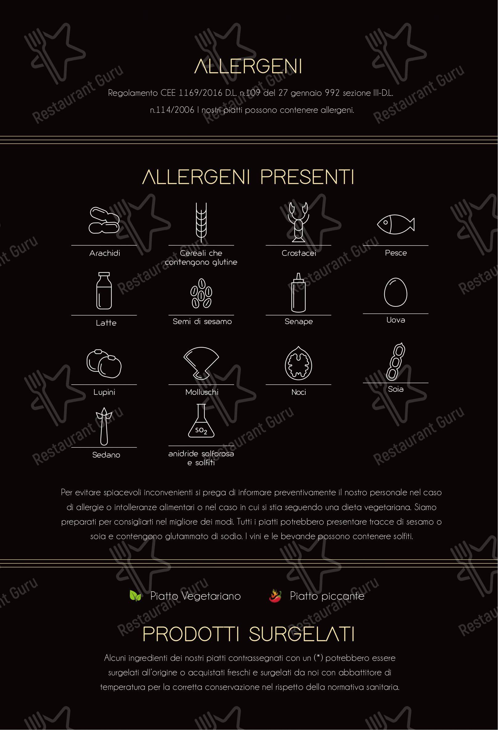 Menu bar per Ristorante Elite Sushi in Erba