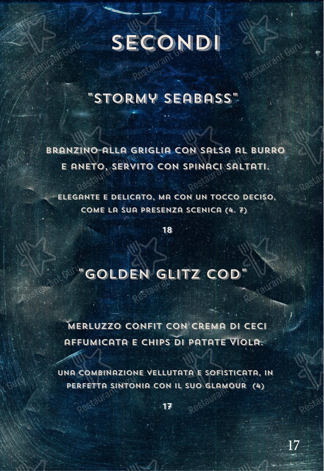Ellington Club in Roma - Menu