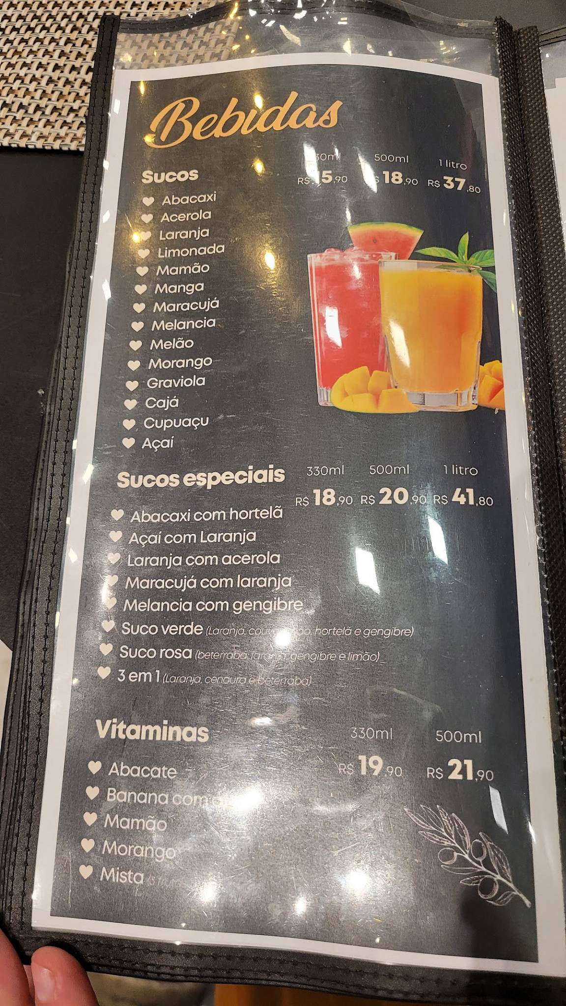 Padaria Empório do Barão cardápio