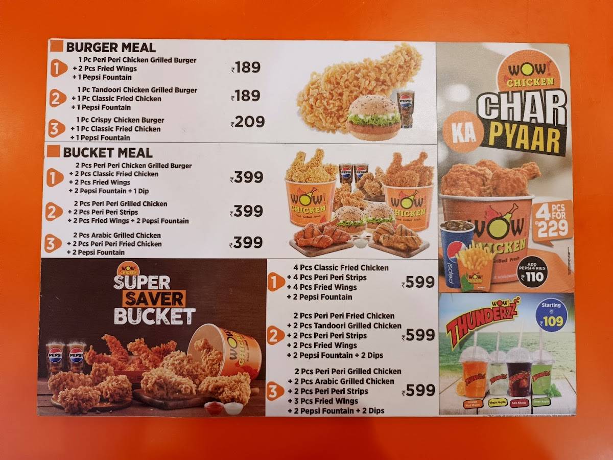 Lulu Food Court menu