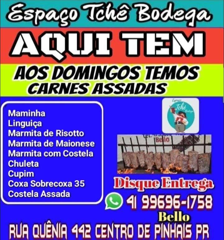 Espaço Tchê Bodega cardápio