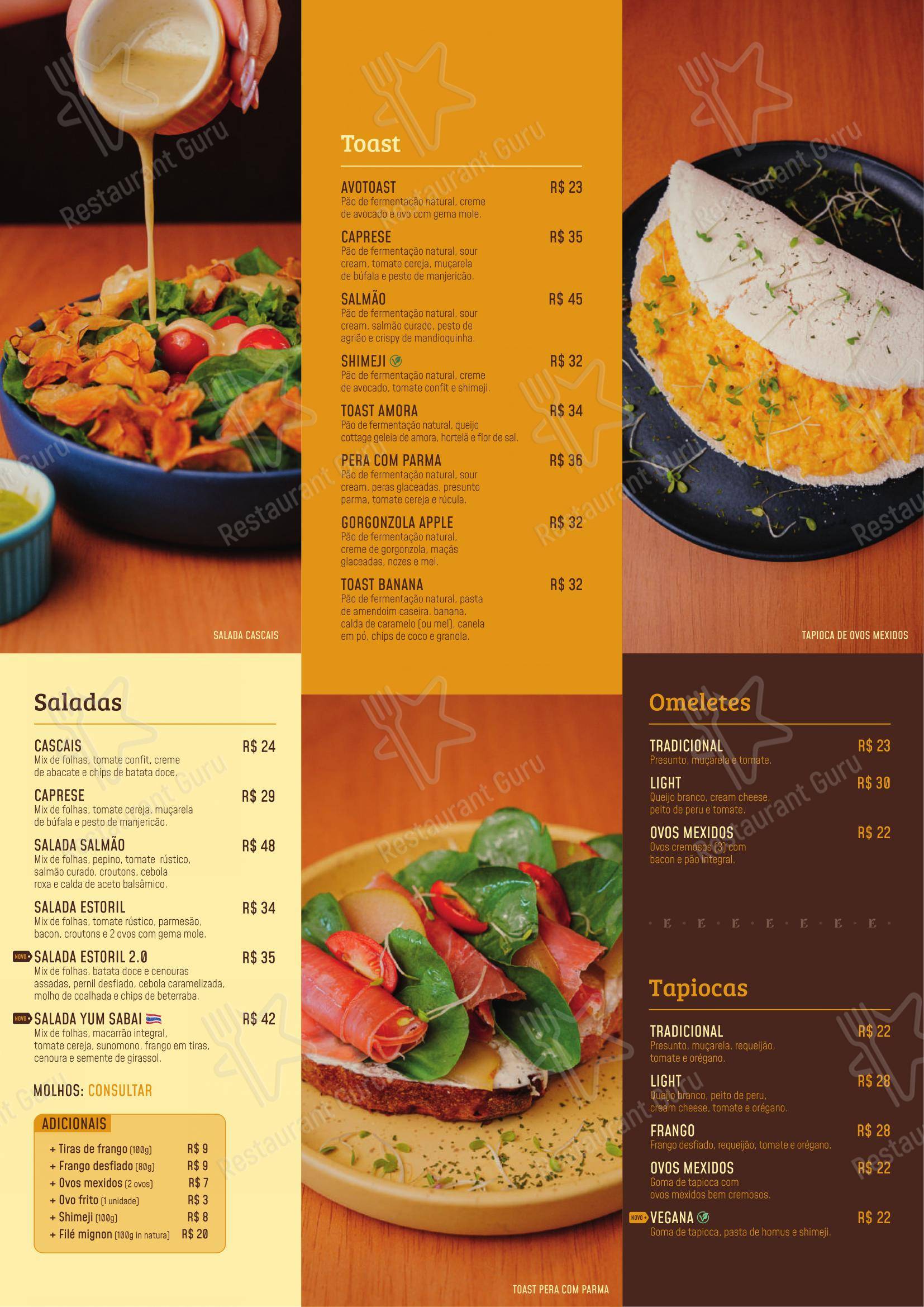 Café Estoril - Menu