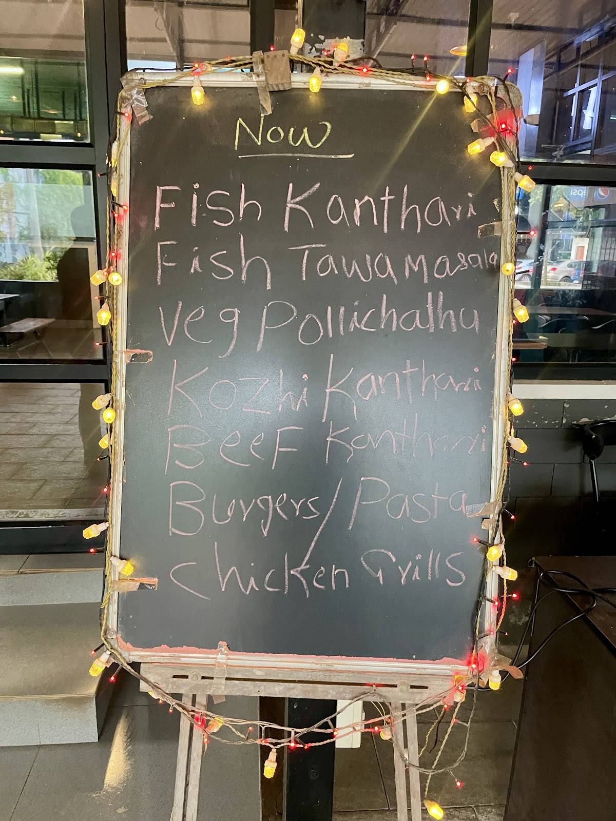 FARRAGO HOUSE EATERY menu