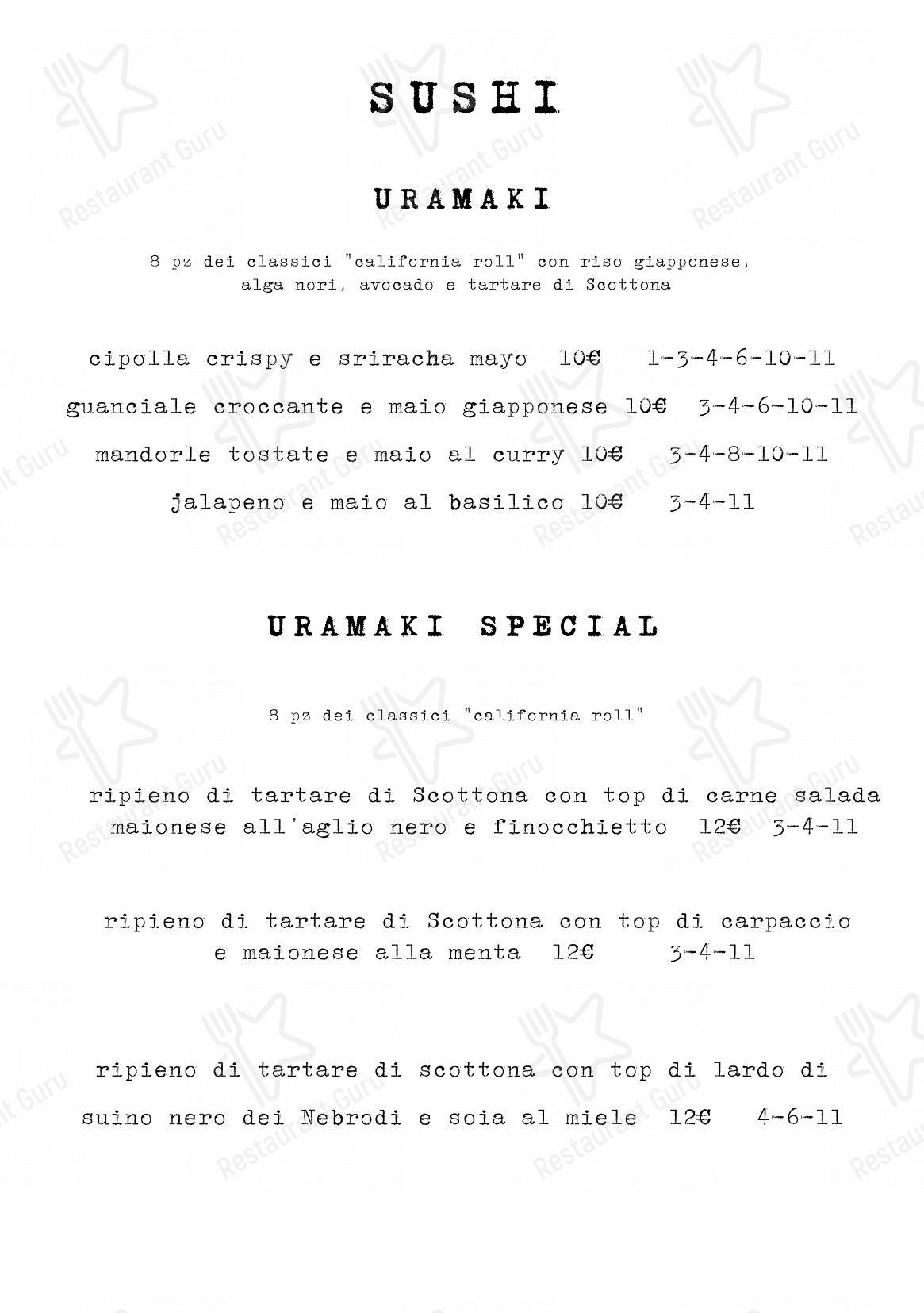Menu per FASSANGUE_ La Bottega ristorante