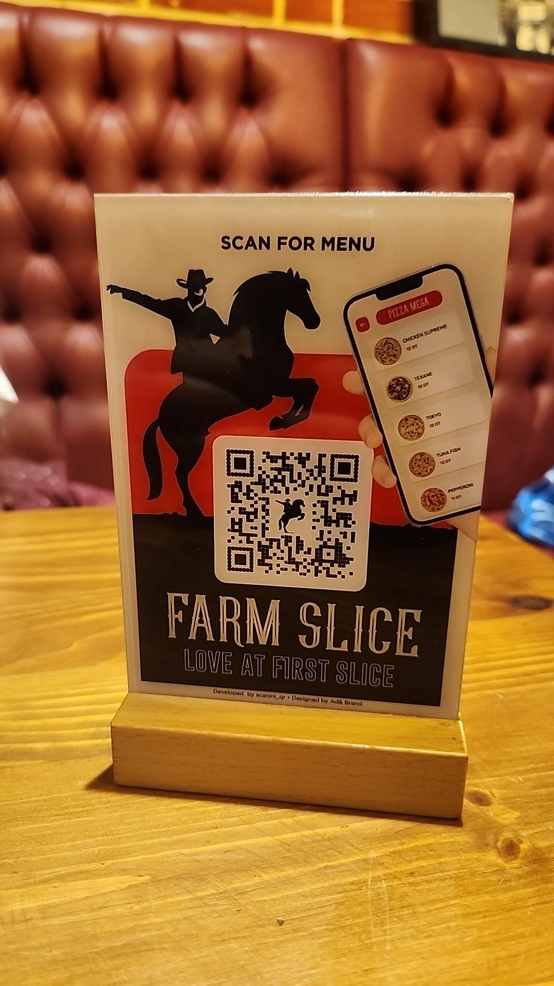 Menu de Farm Slice Teniour