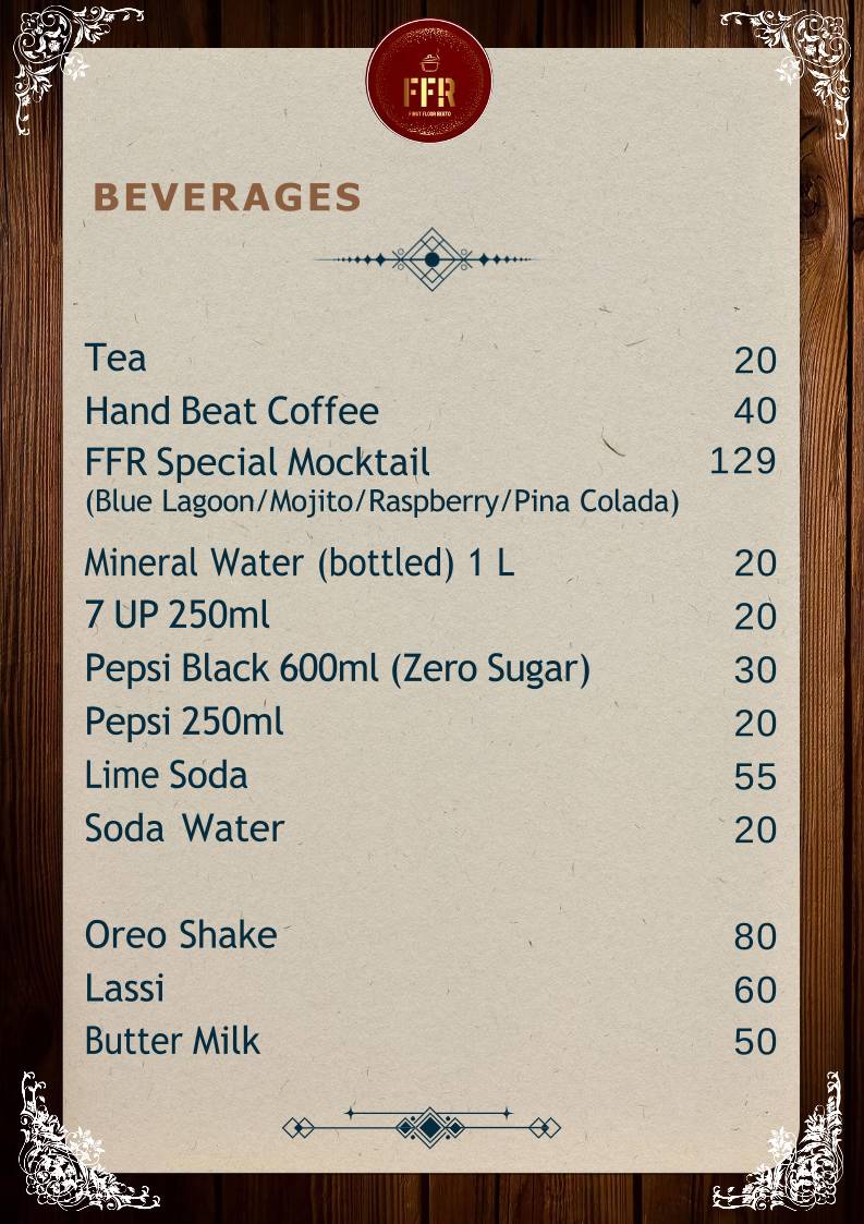Ffr menu