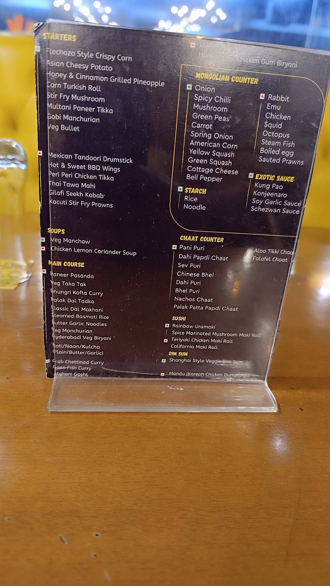 Flechazo Marathahalli menu