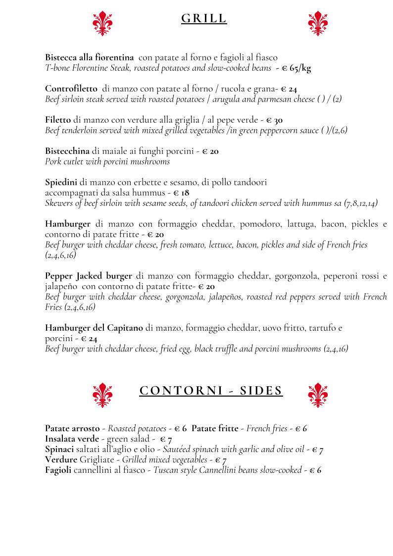 Menu di Ristorante Vincanto 