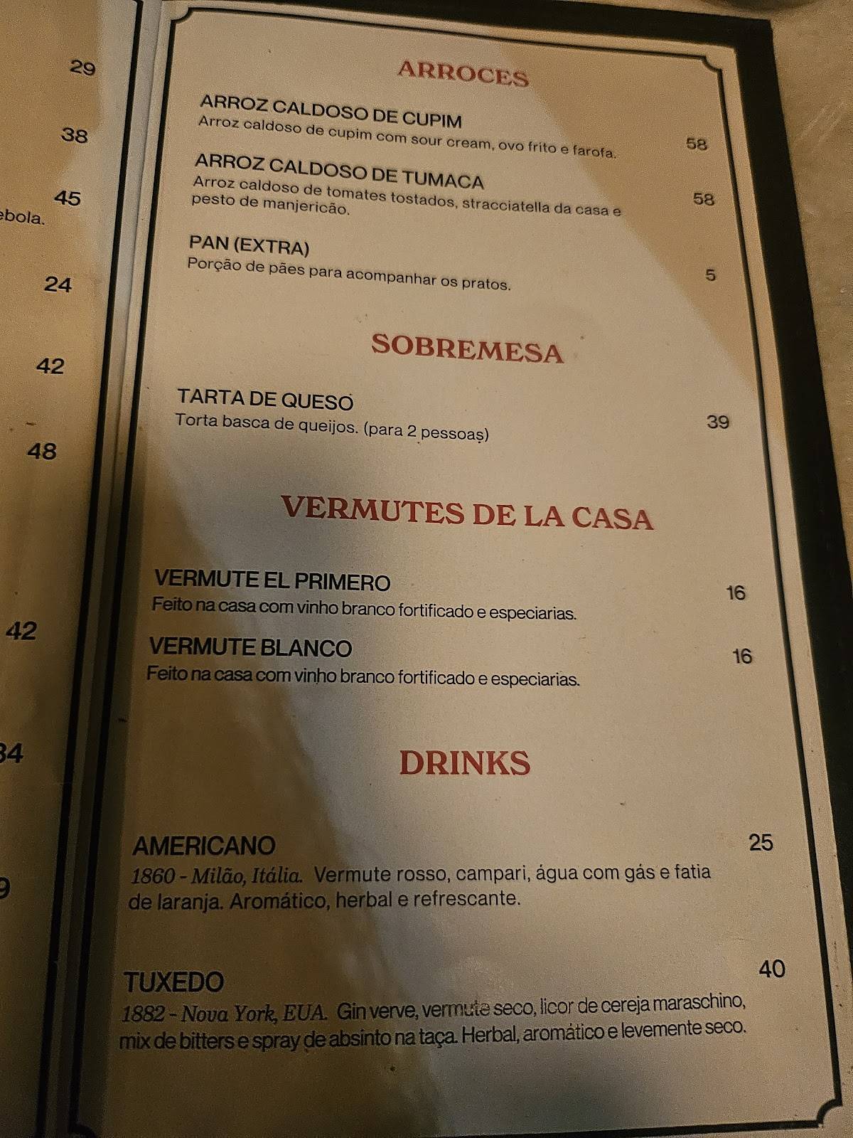 Por Dios Tapas Y Bodega cardápio