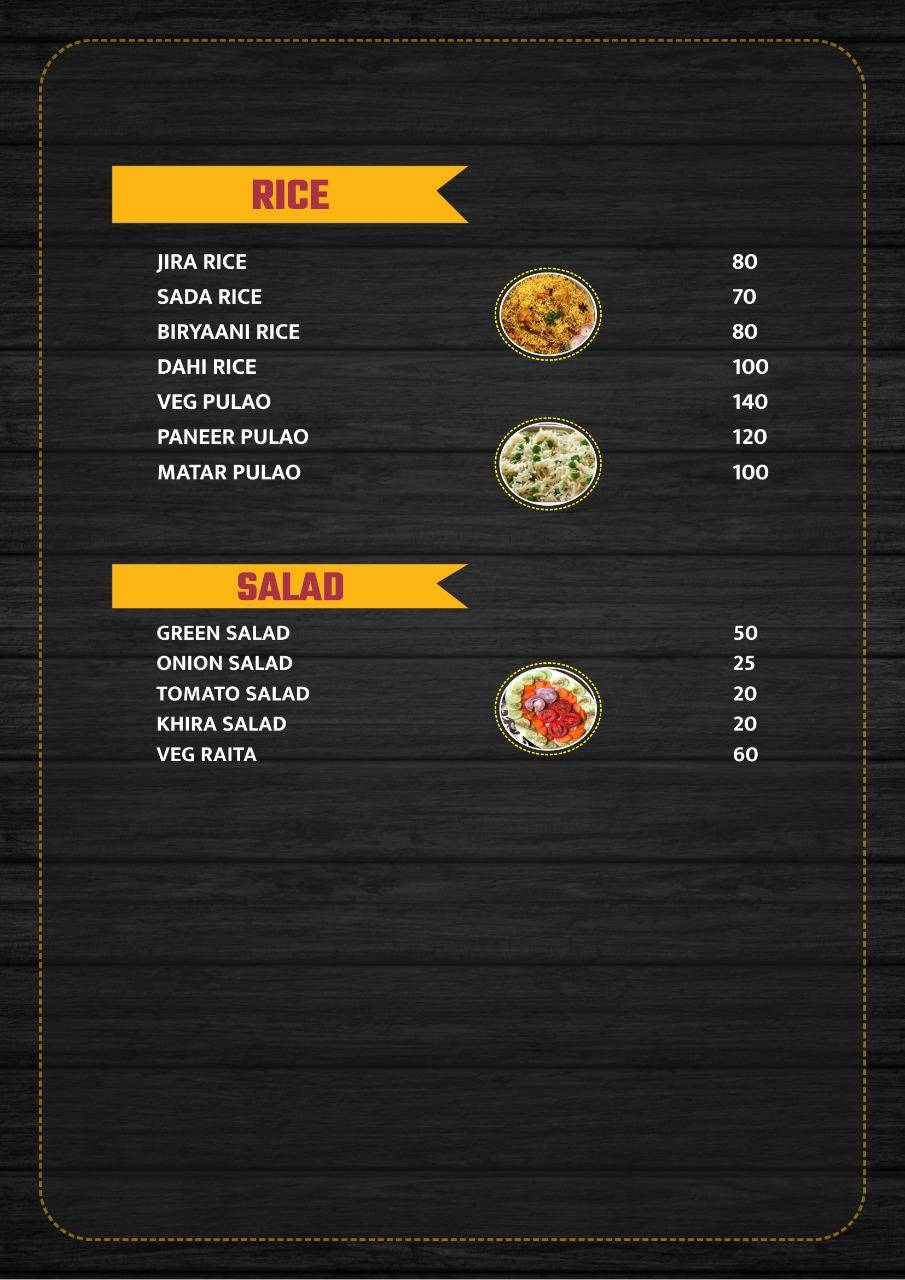 Food Mahal UP50 menu