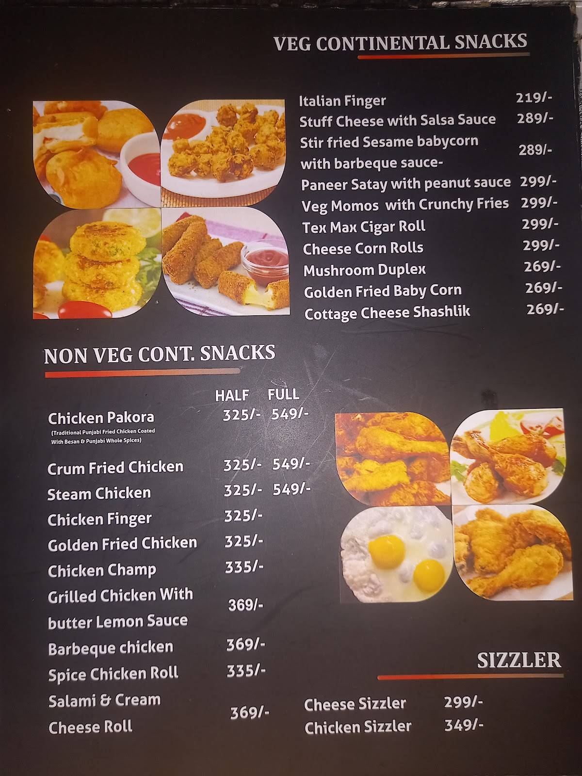 Food Planet Restaurant menu