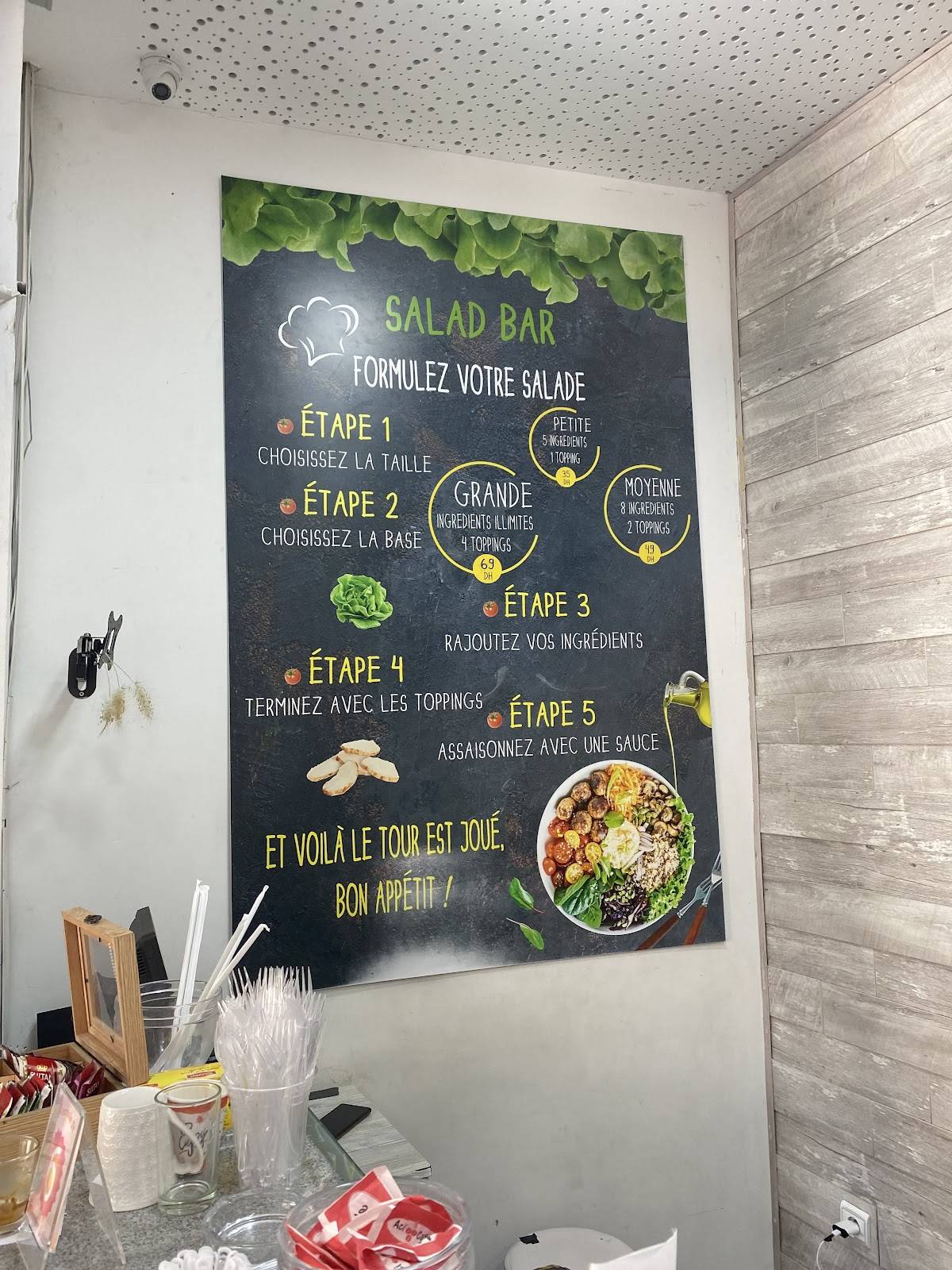 Menu de Formule'it Arribat Center