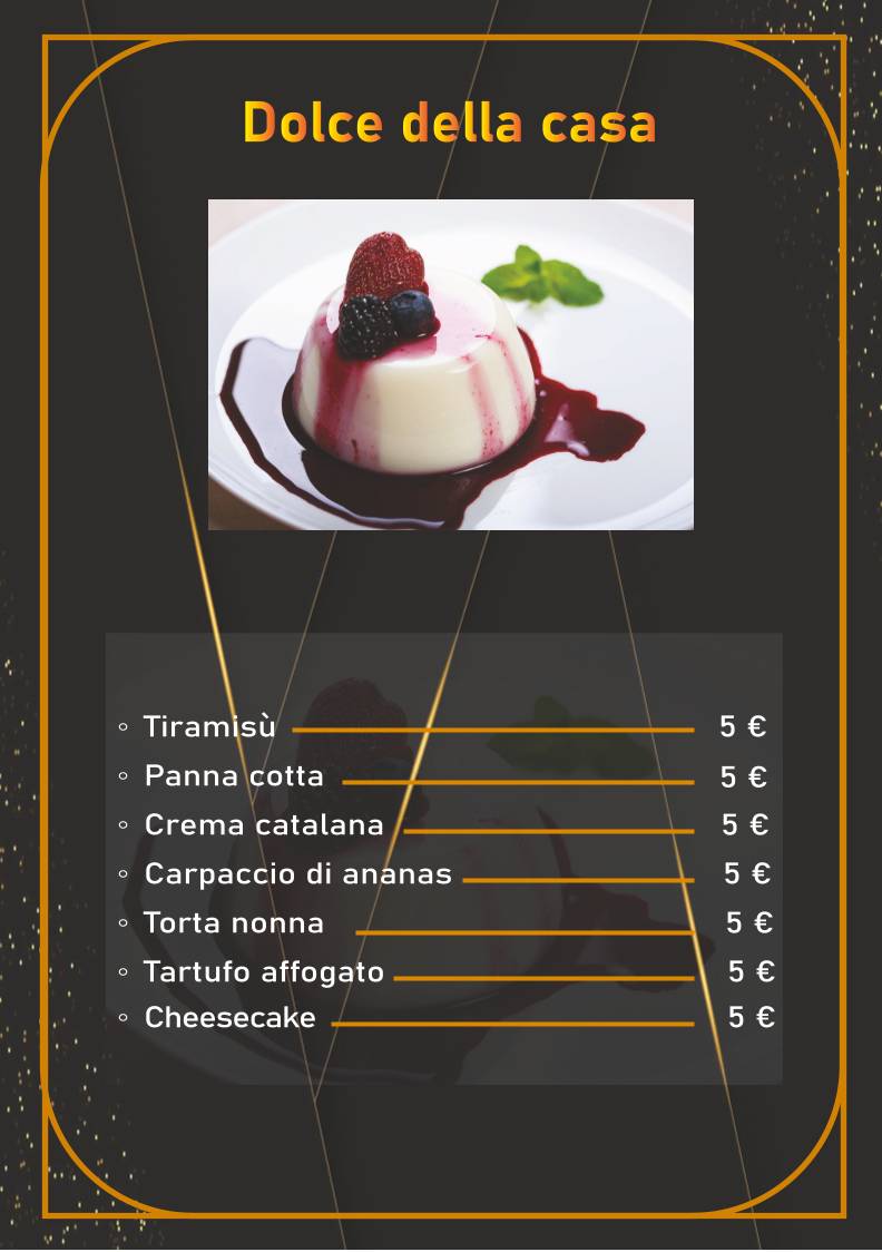 Menu di Forno Forchetta Bar Ristorante Pizzeria 