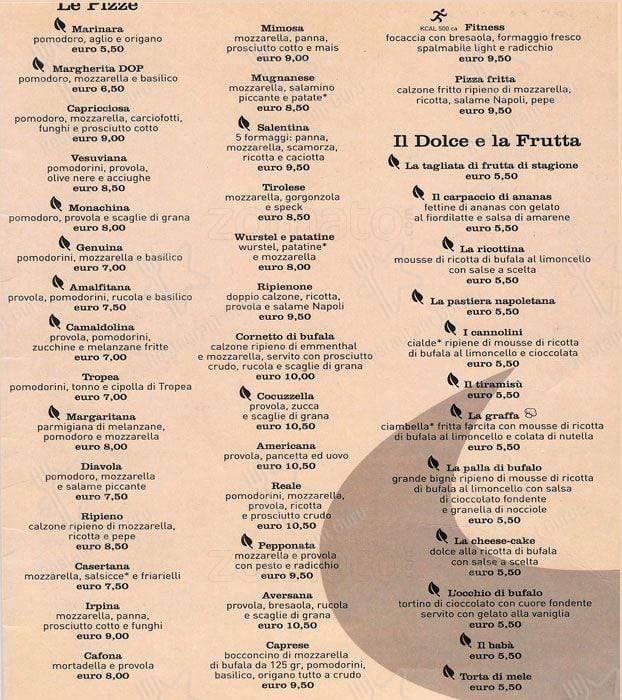 Menu di Fratelli La Bufala 