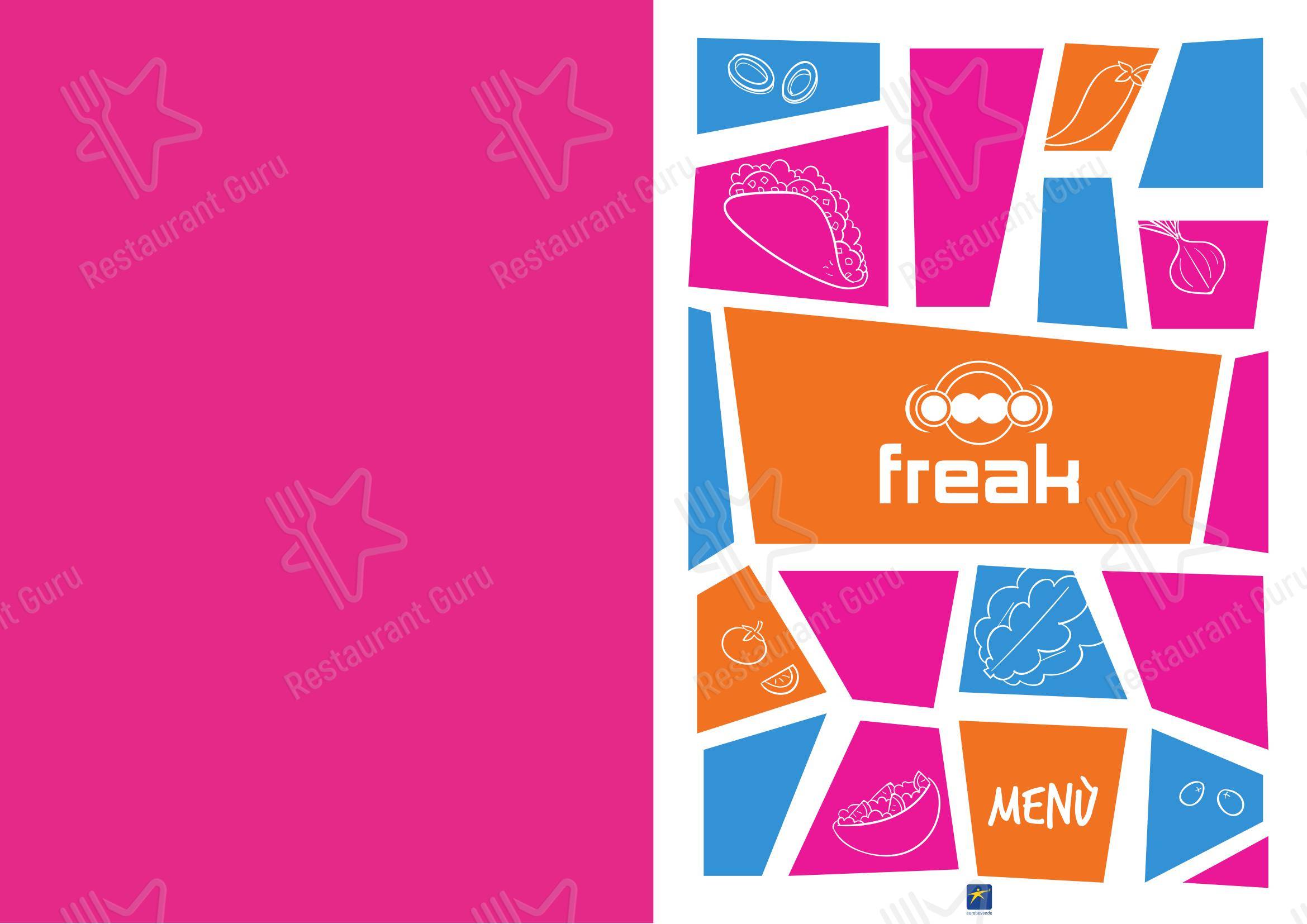 Freakbar in Treviso - Menu