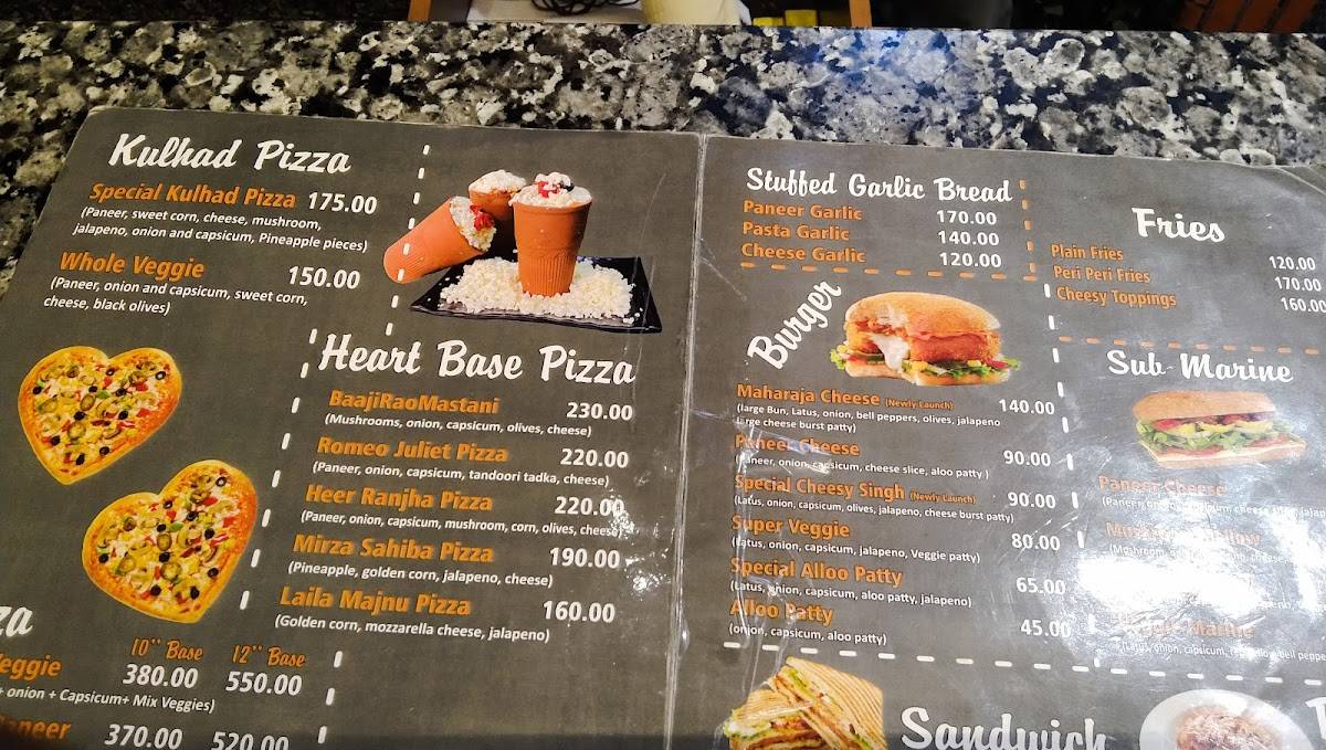Freshbites (Kulhad Pizza Couple) menu