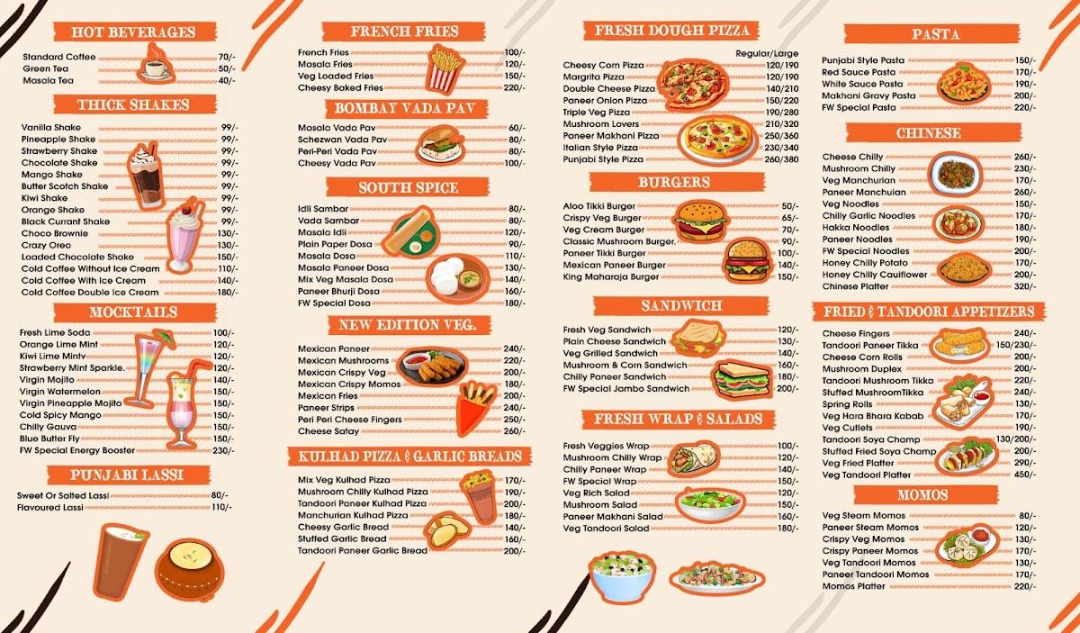 Freshway { Fast & Fresh } menu